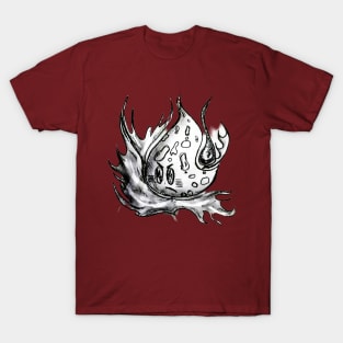 Abstract fun gaming angry fireball monster lava orc goblin T-Shirt